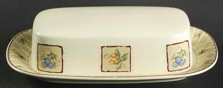 Garden Prose 1/4 Lb Covered Butter by Mikasa-1