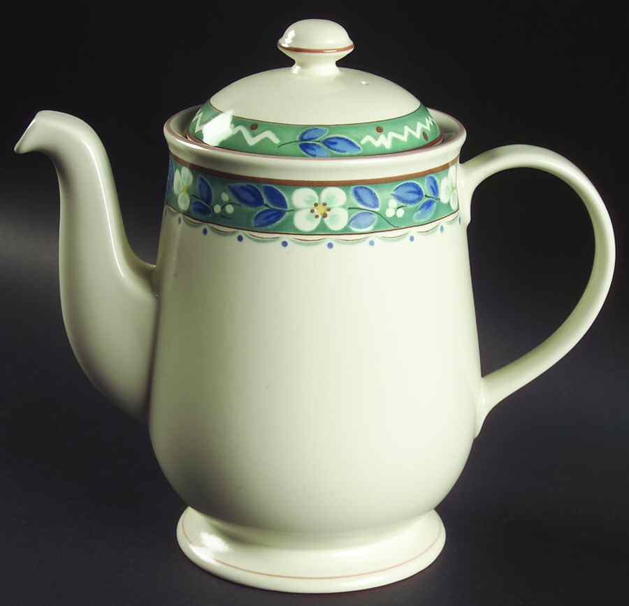Blue Bell Coffee Pot & Lid by Mikasa-1