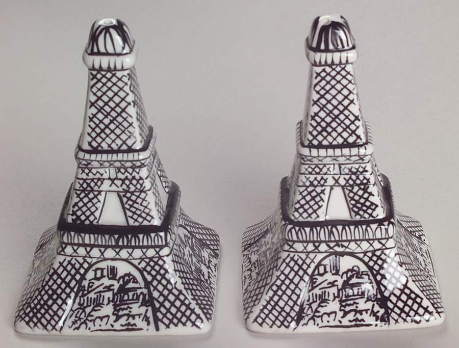 Parisian Scenes Figural Salt & Pepper Set by Mikasa-1