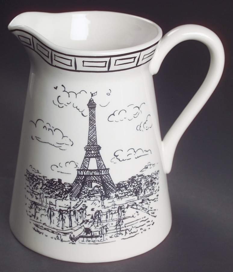 Parisian Scenes 64 Oz Pitcher by Mikasa-1