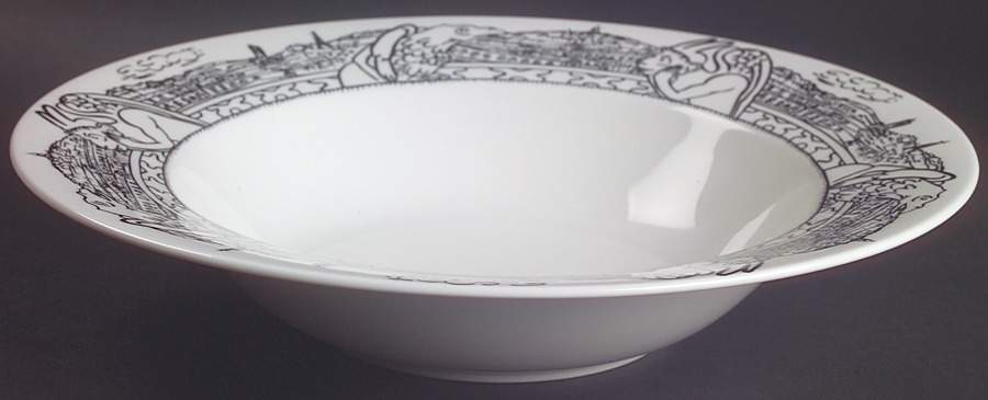 Parisian Scenes 11" Individual Pasta Bowl by Mikasa-1