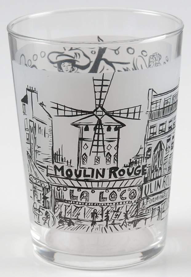 Parisian Scenes 17 Oz Glassware Double Old Fashion by Mikasa-1