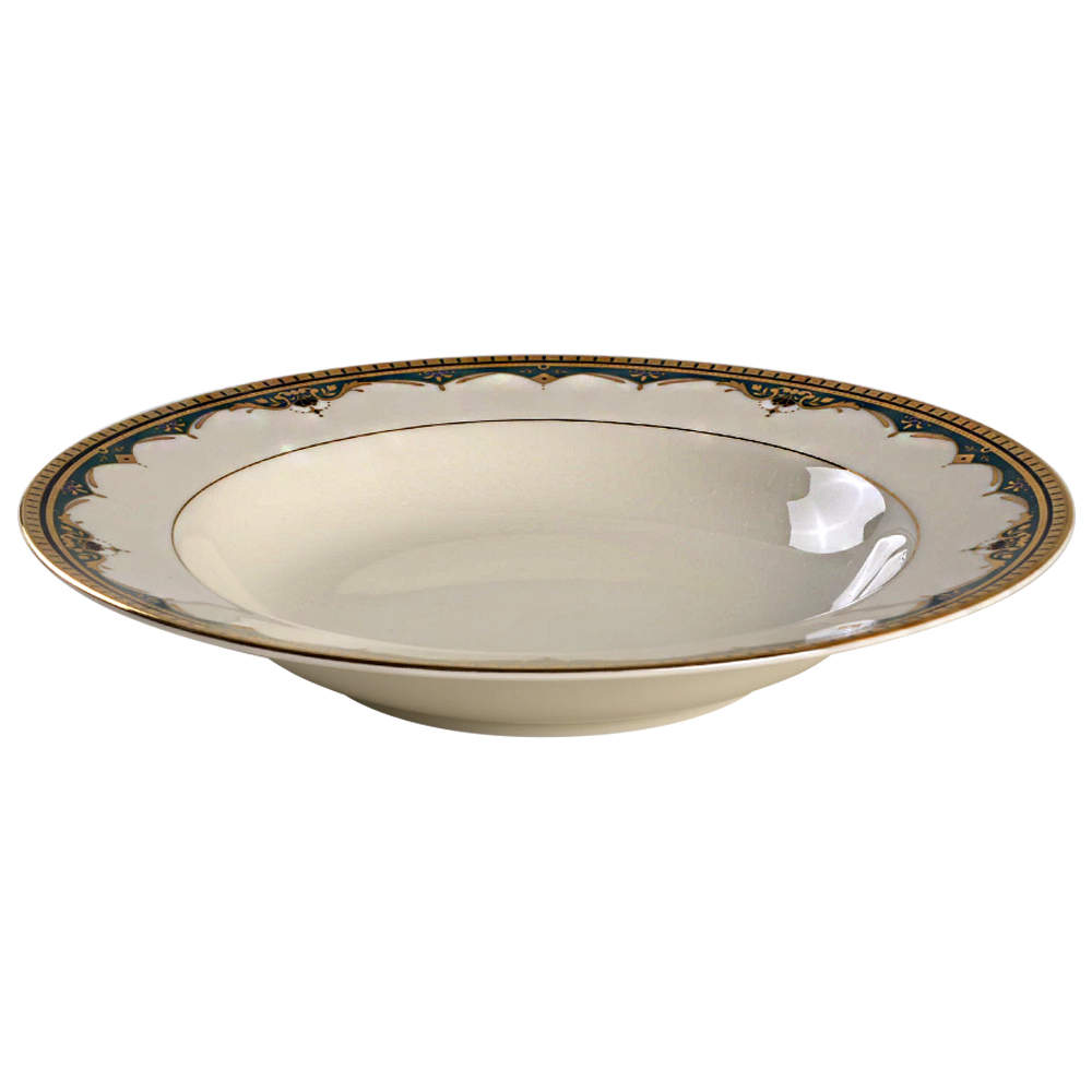 Gold Royale Rim Soup Bowl by Mikasa-1