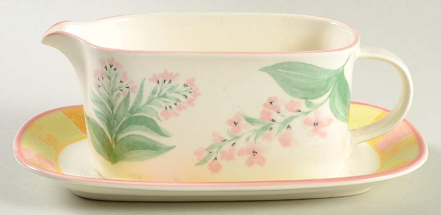 Country Spring Gravy Boat & Underplate by Mikasa-1