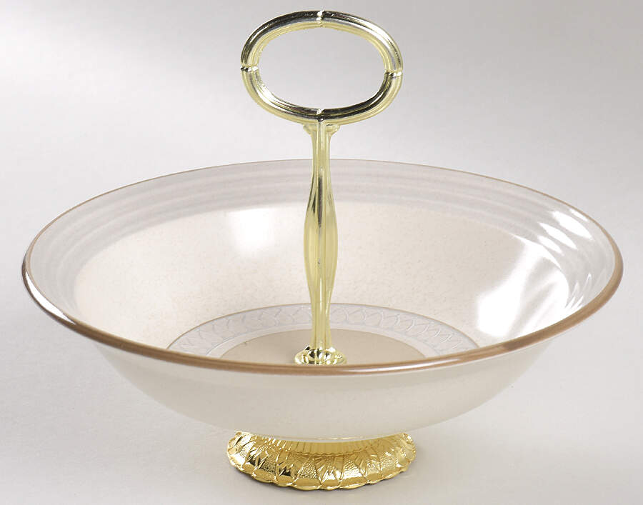 Claridge 6"-7" Handled Footed Nut Dish HC by Mikasa-1