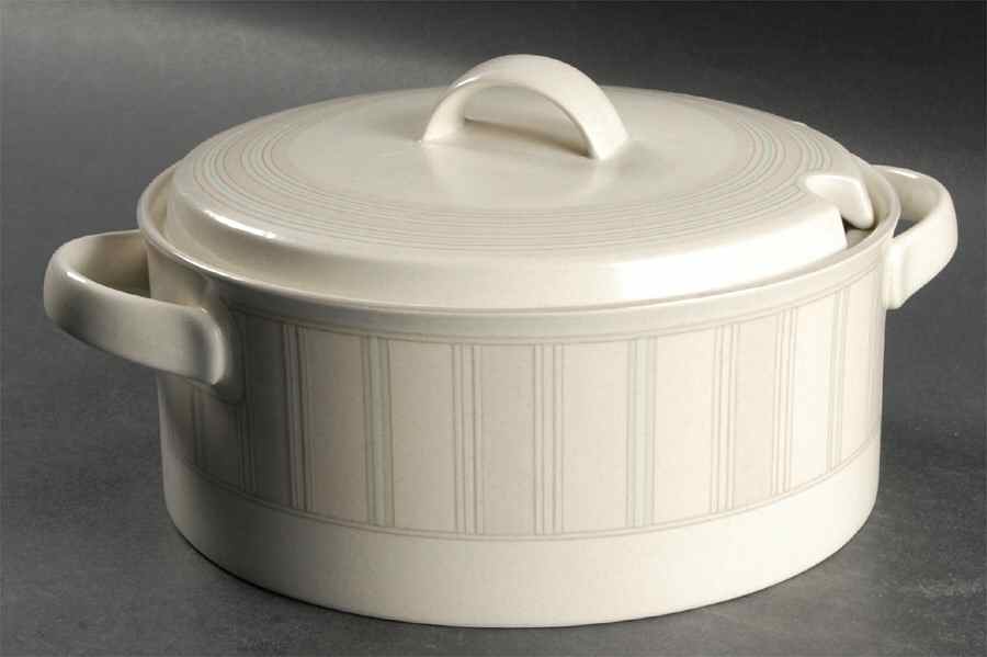 Cobblestone Tureen &  Lid by Mikasa-1