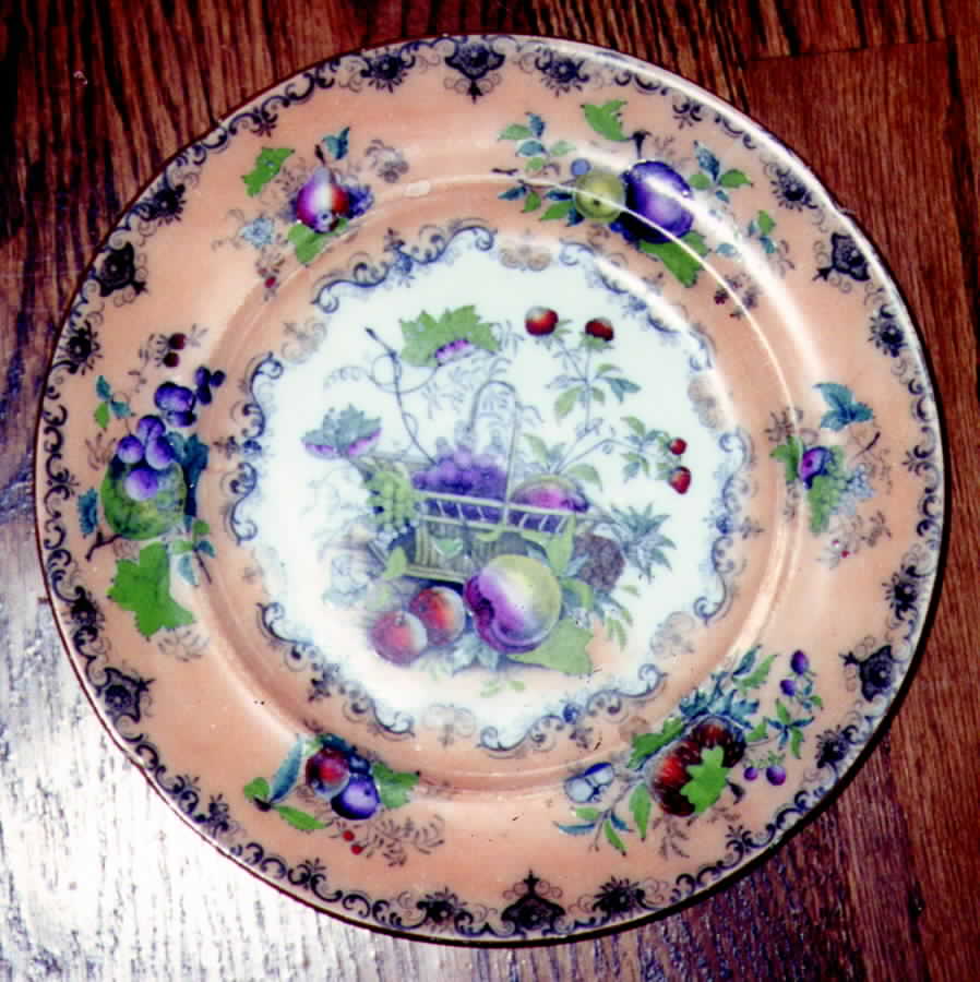 Fruit Basket Dinner Plate by Morley Fox & Company-1