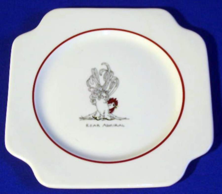 March of The Marines Salad Plate by Marks & Rosenfeld-1