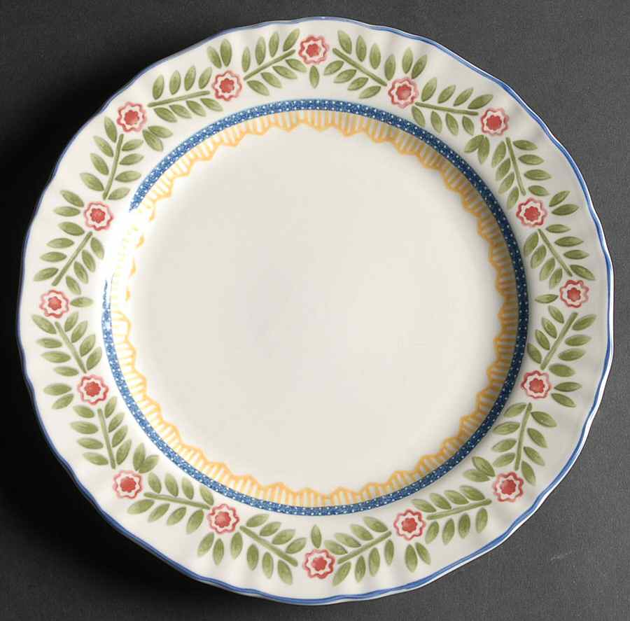 Flower Fancy Dinner Plate by Mikasa-1