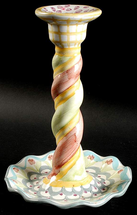 King Ferry 8" Tall Candlestick by MacKenzie-Childs-1