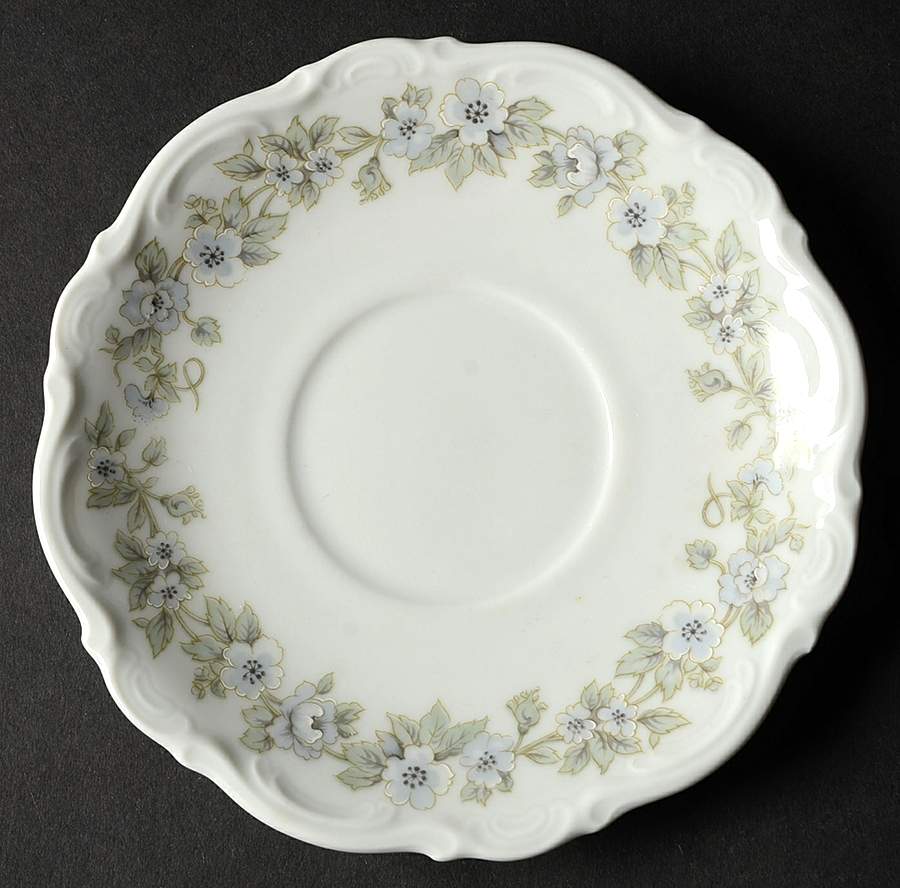 Bridal Veil Saucer by Mitterteich-1