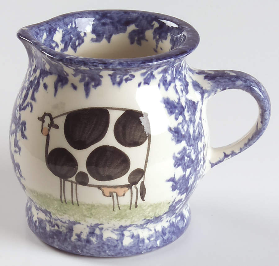 Molly's Cows Blue Creamer by Molly Dallas-1