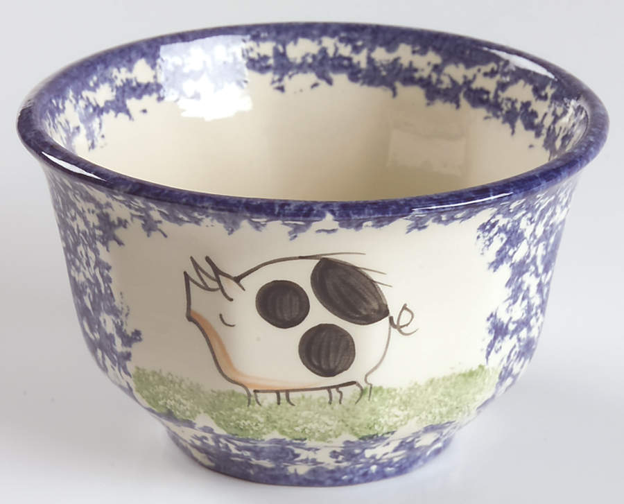 Molly's Cows Blue 5" All Purpose Bowl by Molly Dallas-1