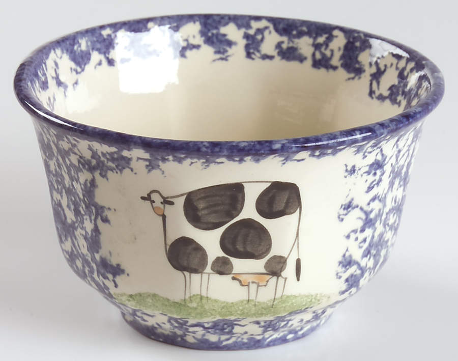 Molly's Cows Blue 5" All Purpose Bowl by Molly Dallas-1
