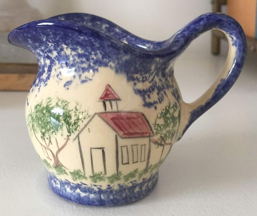 Molly's Cows Blue Creamer by Molly Dallas-1