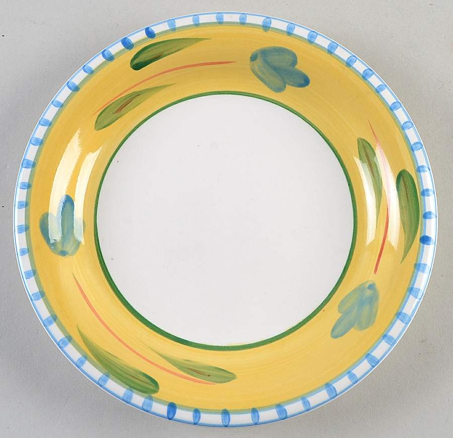 Mediterranean Dessert/Pie Plate by Maxam (Italy-Portugal)-1