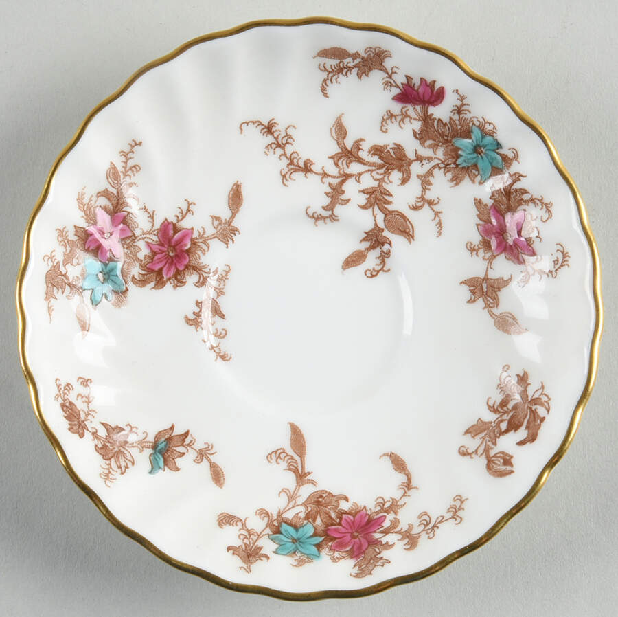 Ancestral (Wreath Backstamp) Saucer for Demitasse Cup by Minton-1