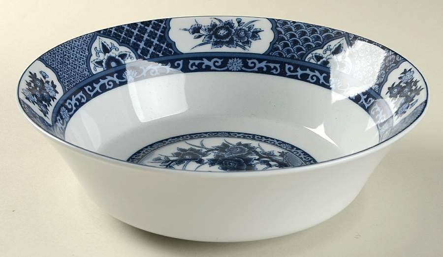 Imari Blue 9" Round Vegetable Bowl by Muirfield-1