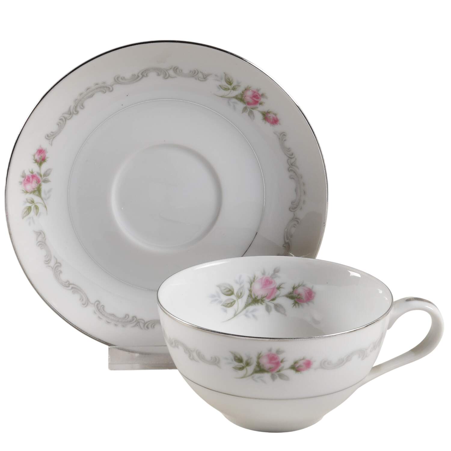 First Love Flat Cup & Saucer Set by Mikasa-1