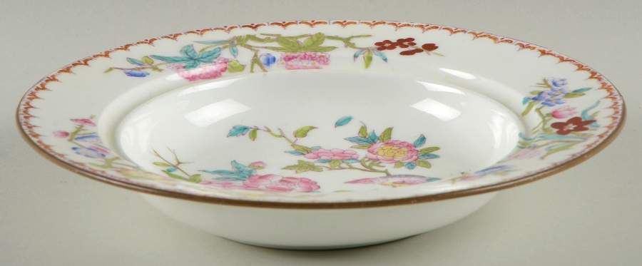 Cuckoo (Smooth, White, Globe Bks) Round Butter No Lid by Minton-1