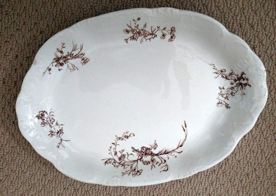 Emblem 12" Oval Serving Platter by Mellor Taylor-1