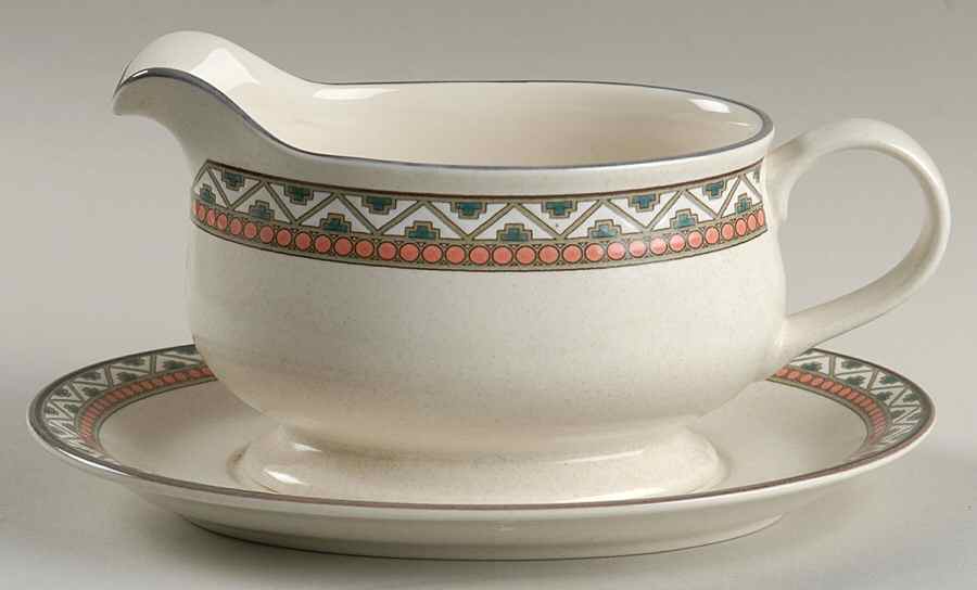 Belize Gravy Boat & Underplate by Mikasa-1