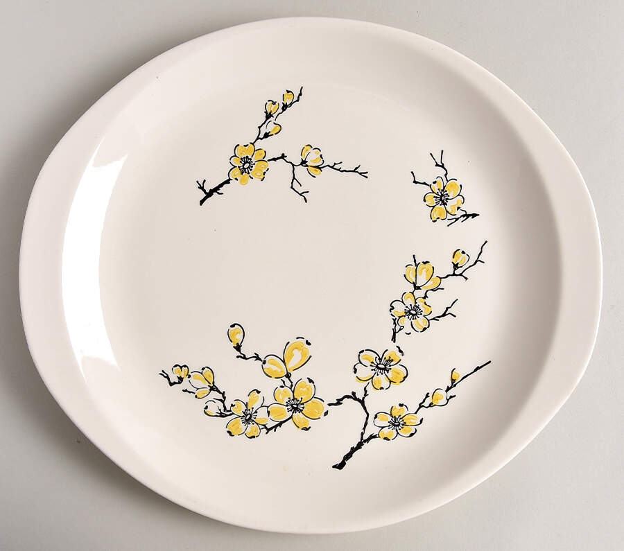 Dixie Dogwood 11" Oval Serving Platter by Marcrest-1