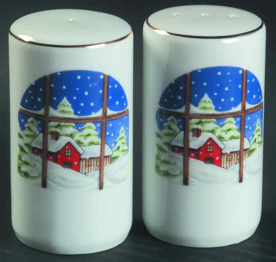 The Night Before Christmas Salt & Pepper Set by Meiwa-1