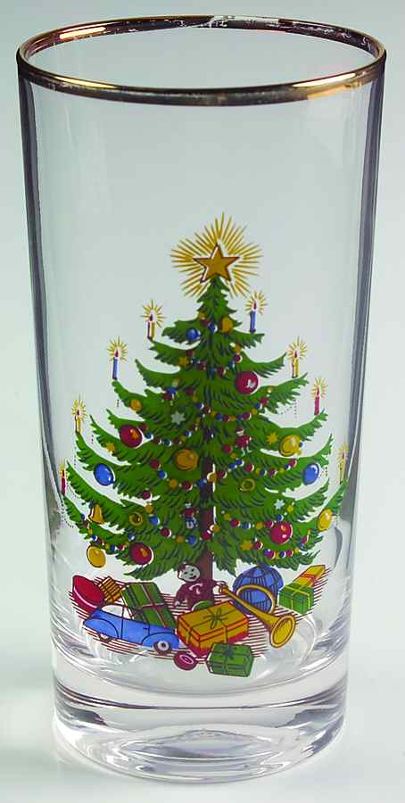 Old Fashioned Christmas Tree 10 Oz Glassware Tumbler by Moderne-1