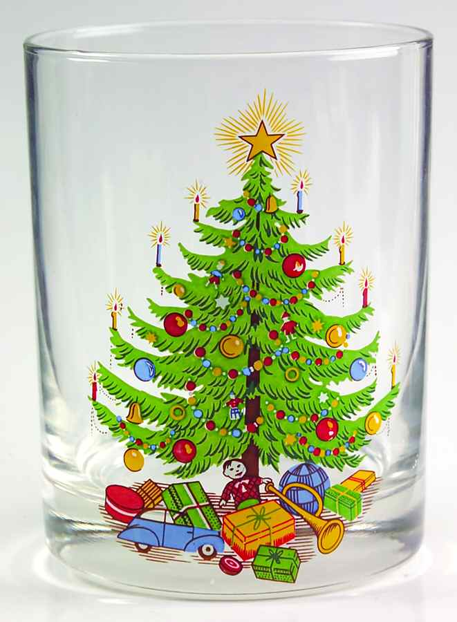 Old Fashioned Christmas Tree 10 Oz Glassware Double Old Fashioned by Moderne-1
