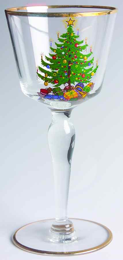 Old Fashioned Christmas Tree 4 Oz Glassware Wine by Moderne-1