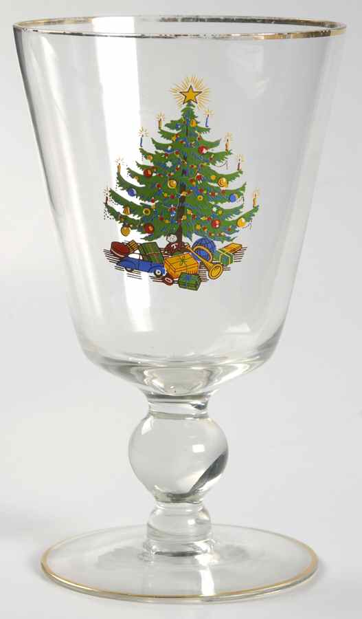 Old Fashioned Christmas Tree 8 Oz Glassware Goblet by Moderne-1