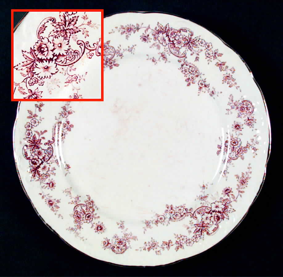 Dovedale Brown Luncheon Plate by Mellor Taylor-1