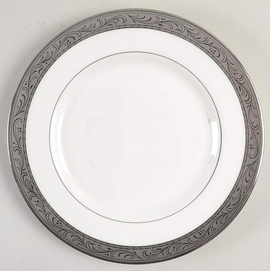 Crown Jewel Platinum Bread & Butter Plate by Mikasa-1