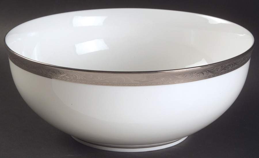 Crown Jewel Platinum 8" Round Vegetable Bowl by Mikasa-1