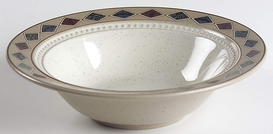 Terrazzo Rim Fruit/Dessert (Sauce) Bowl by Mikasa-1