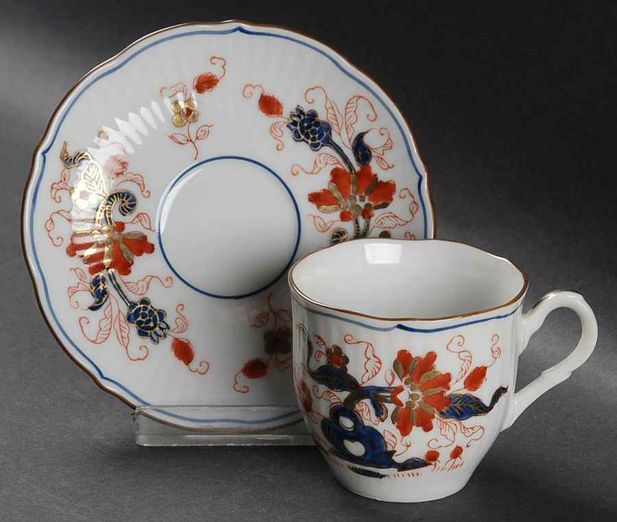 03561 Flat Demitasse Cup & Saucer Set by Ming Royale-1