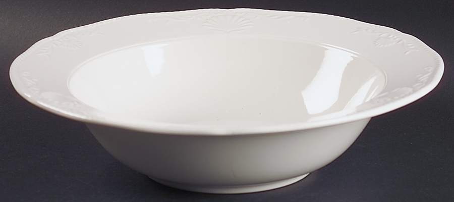 South Hampton White 10" Round Vegetable Bowl by Mikasa-1