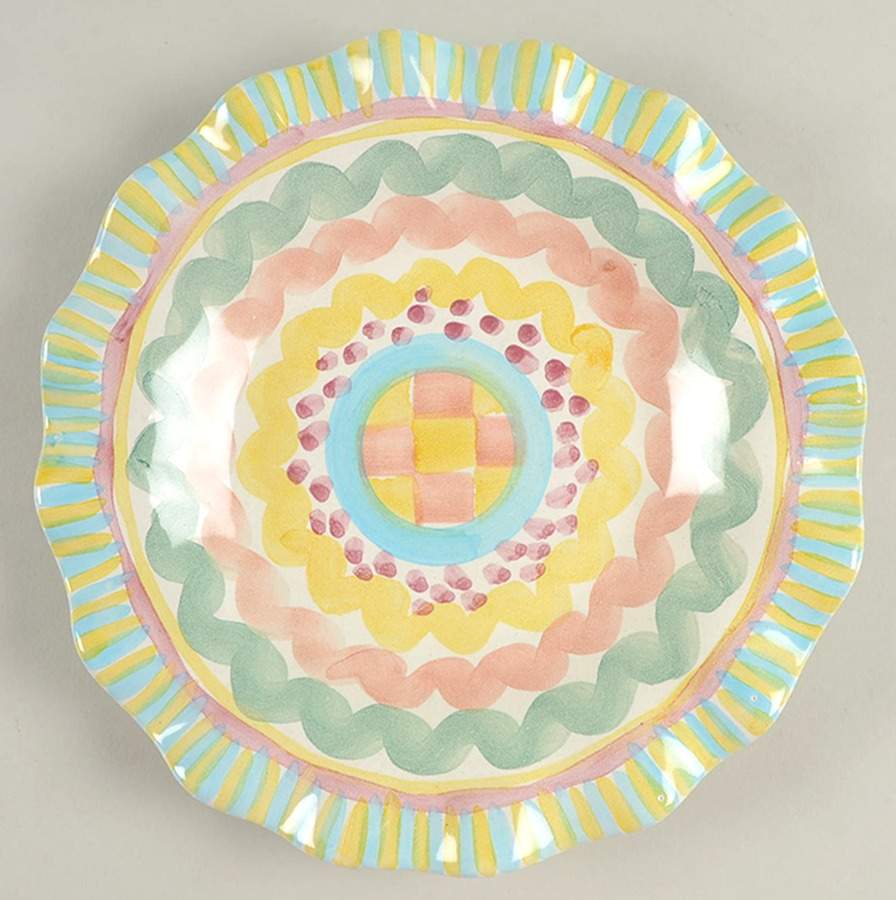 Aurora Salad Plate by MacKenzie-Childs-1