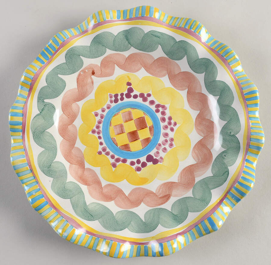 Aurora Dinner Plate by MacKenzie-Childs-1