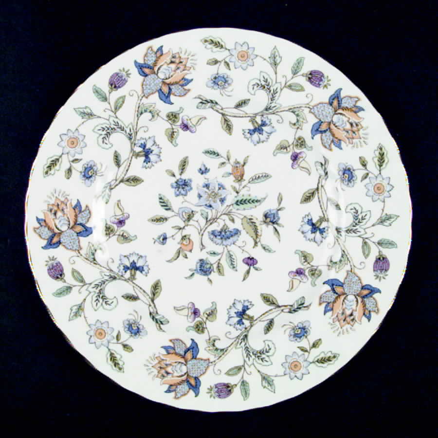 Haddon Hall Blue (Gold Trim) Salad Plate by Minton-1