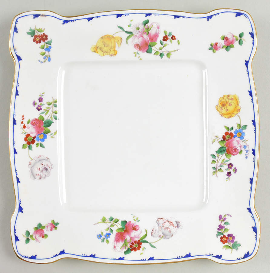 H2501 (Smooth) Square Cake Plate by Minton-1