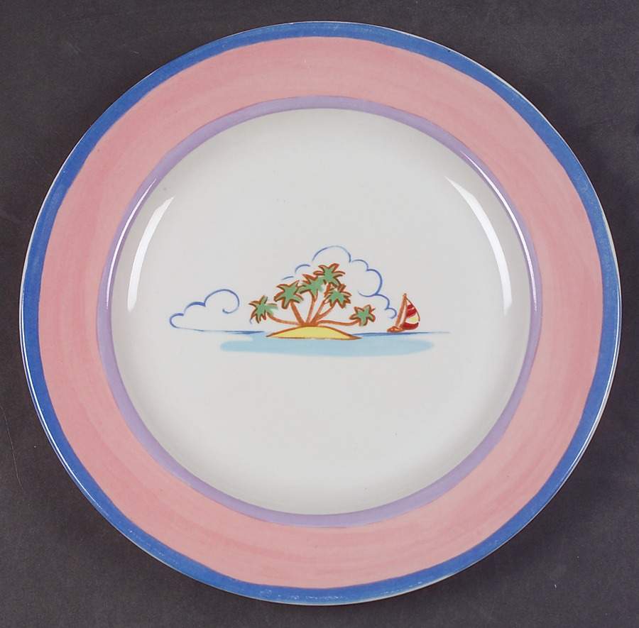 Nautical Compass Salad Plate by Magnolia (PTS)-1