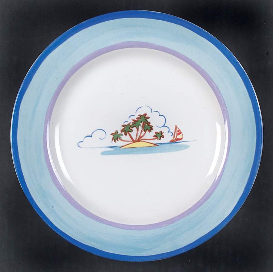 Nautical Compass Salad Plate by Magnolia (PTS)-1