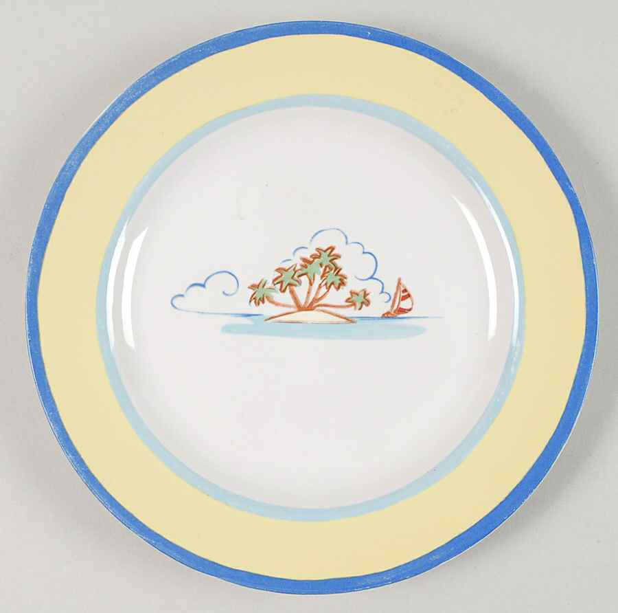 Nautical Compass Salad Plate by Magnolia (PTS)-1