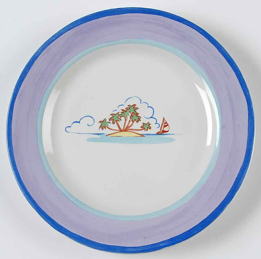 Nautical Compass Salad Plate by Magnolia (PTS)-1