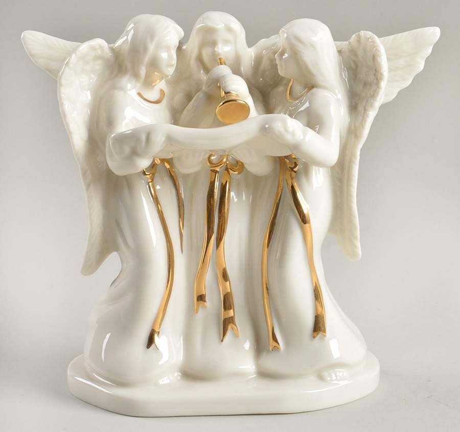 Holiday Elegance Angel Trio Candleholder by Mikasa-1