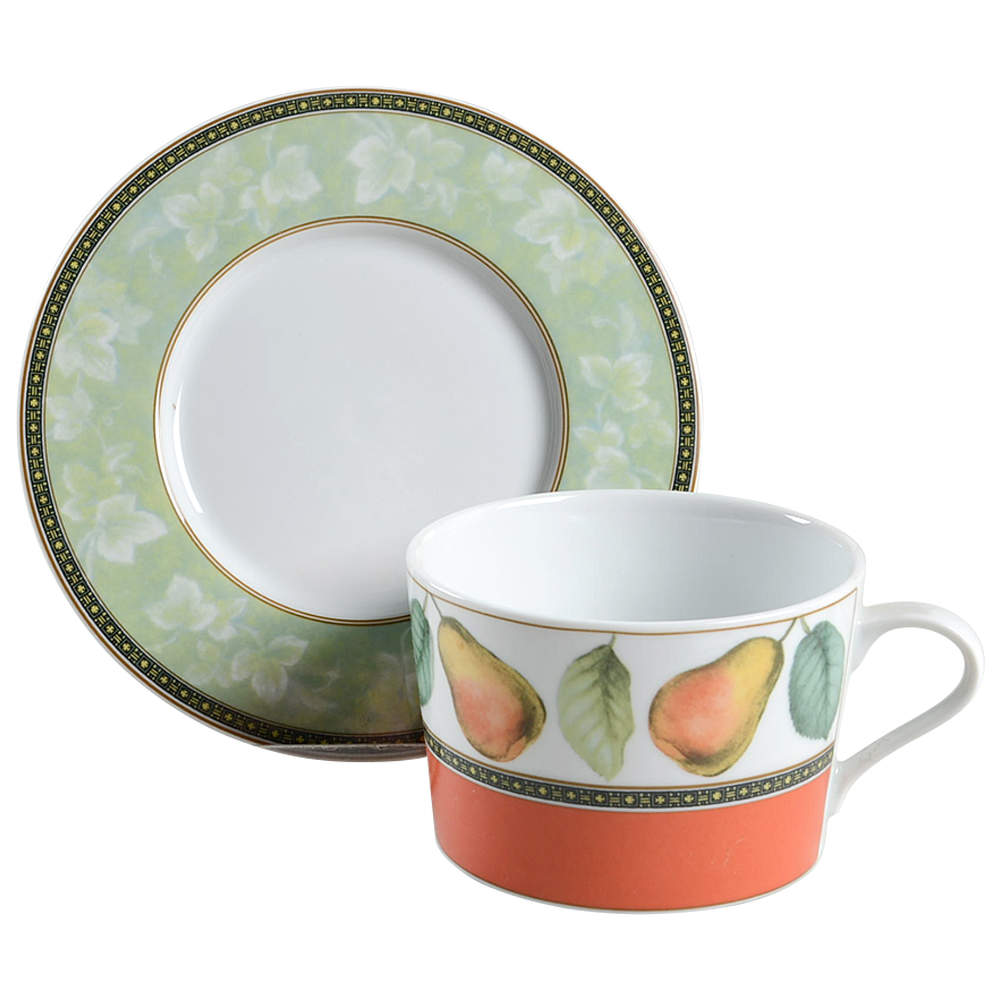Fruit Odyssey Breakfast Cup & Saucer Set by Mikasa-1