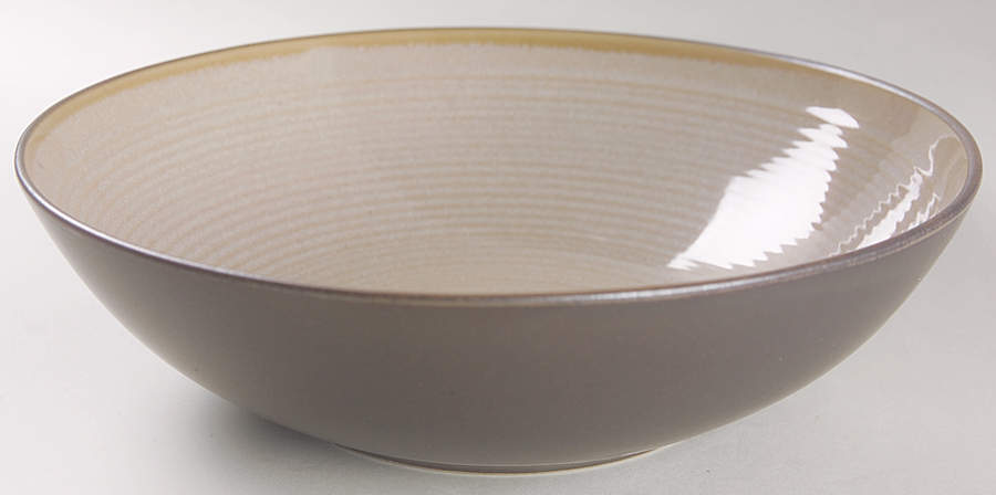 Swiss Coffee Dark Brown 10" Round Vegetable Bowl by Mikasa-1