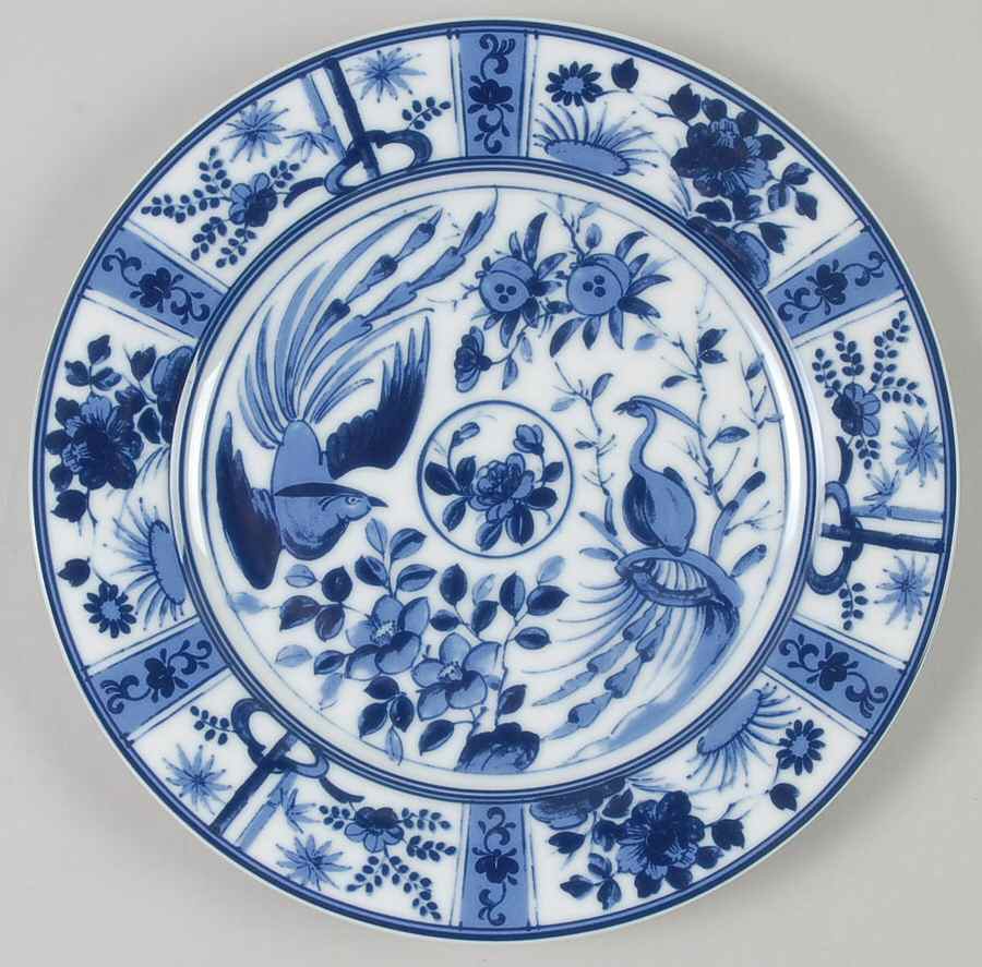 Imari Bird Salad Plate by Muirfield-1